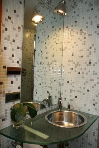 Lograr que un baño parezca mas grande - Decoracion en el hogar